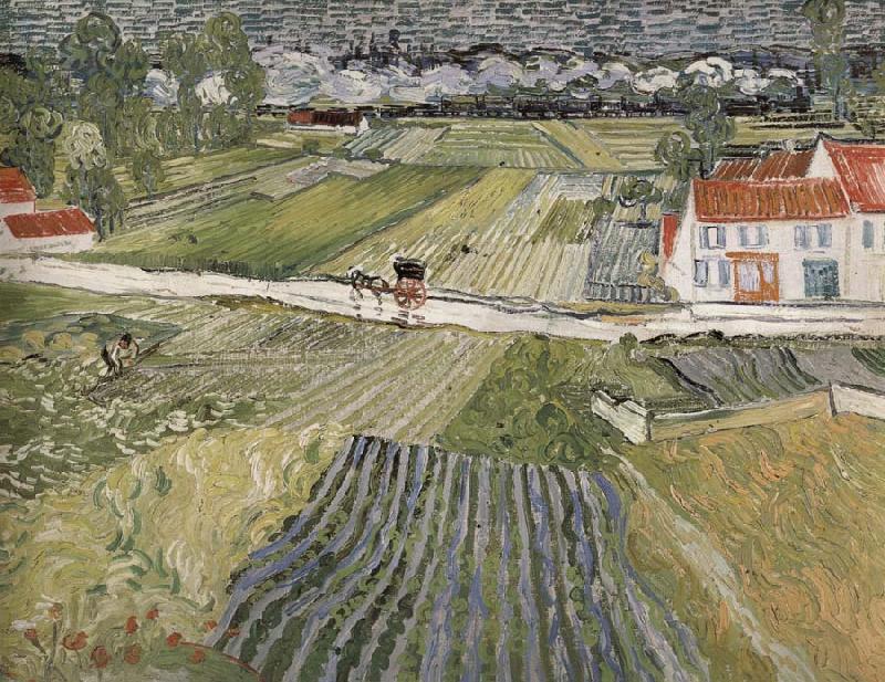 Vincent Van Gogh Landscape China oil painting art